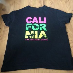 California graphic with a mini turtleneck for girl